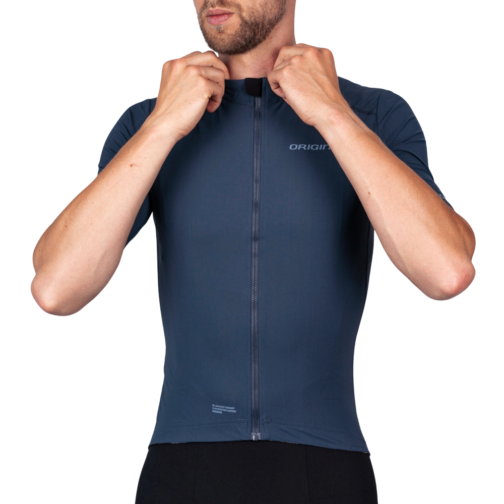 Heren Gravel Jersey Kobaltblauw