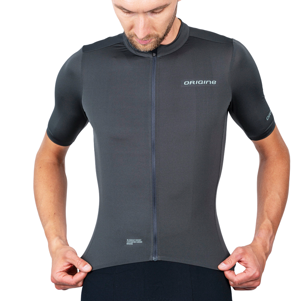 Men's Grey Graphite Road Jersey