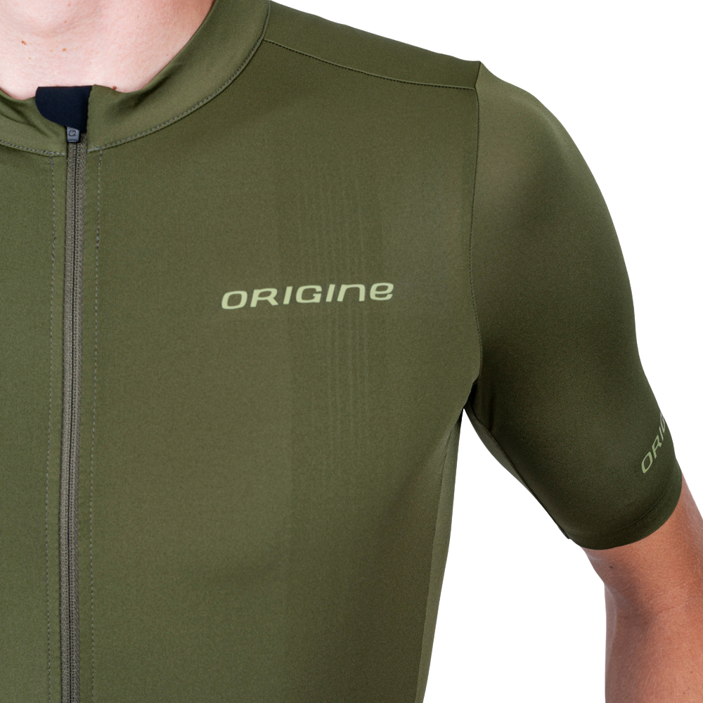 Maillot Route Homme Vert Army