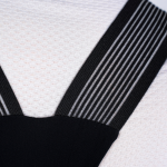 Heren Weg Bib Tight Zwart logo wit