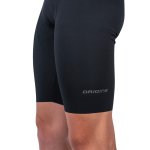 Heren-Road Bib Tight Zwart logogrijs